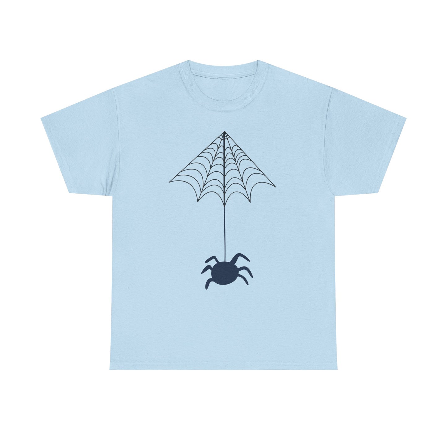 Spider Halloween Unisex Tee - Fall Heavy Cotton Tee with Clean Lines Design