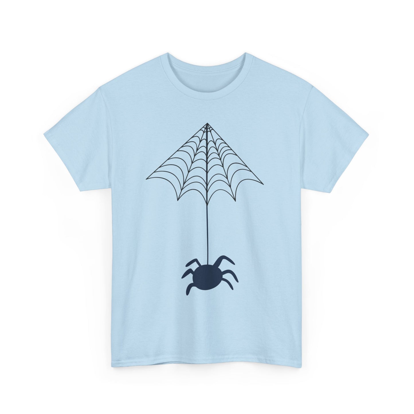Spider Halloween Unisex Tee - Fall Heavy Cotton Tee with Clean Lines Design