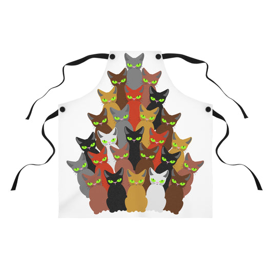 Cat Holiday Tree Apron