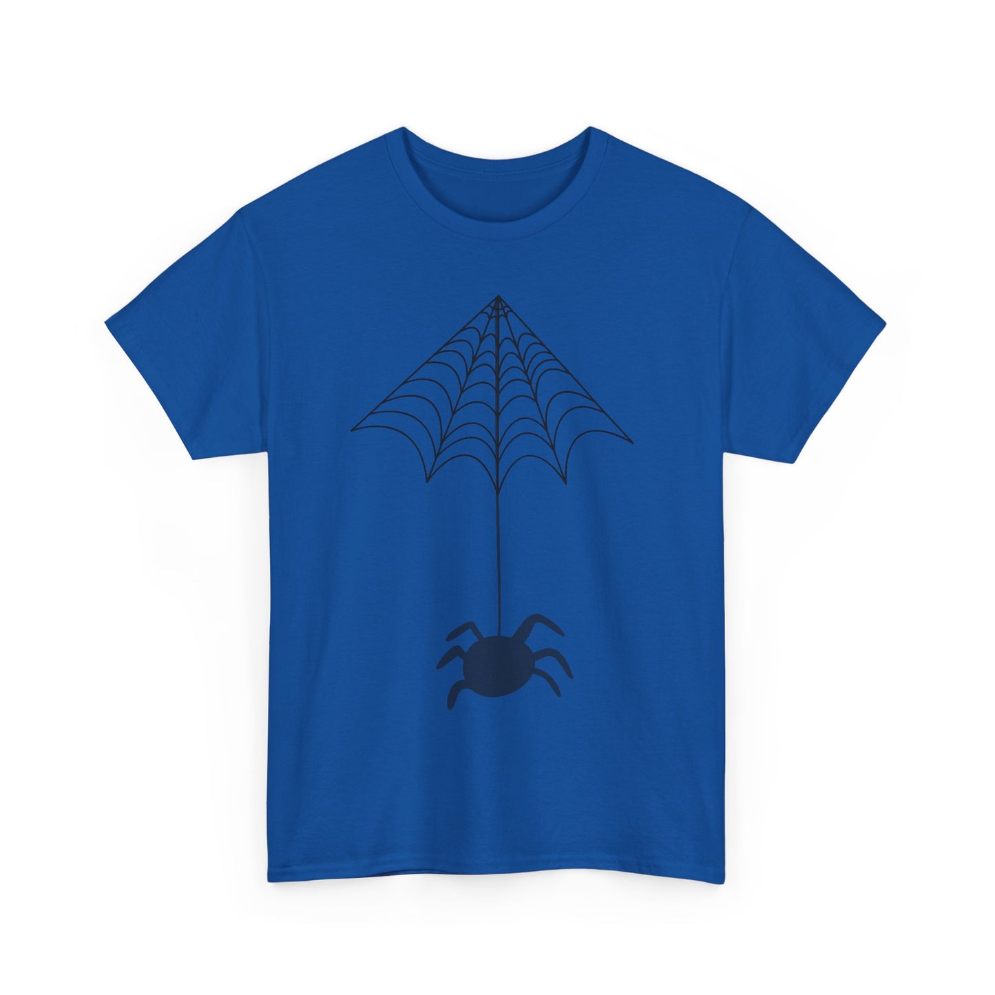 Spider Halloween Unisex Tee - Fall Heavy Cotton Tee with Clean Lines Design
