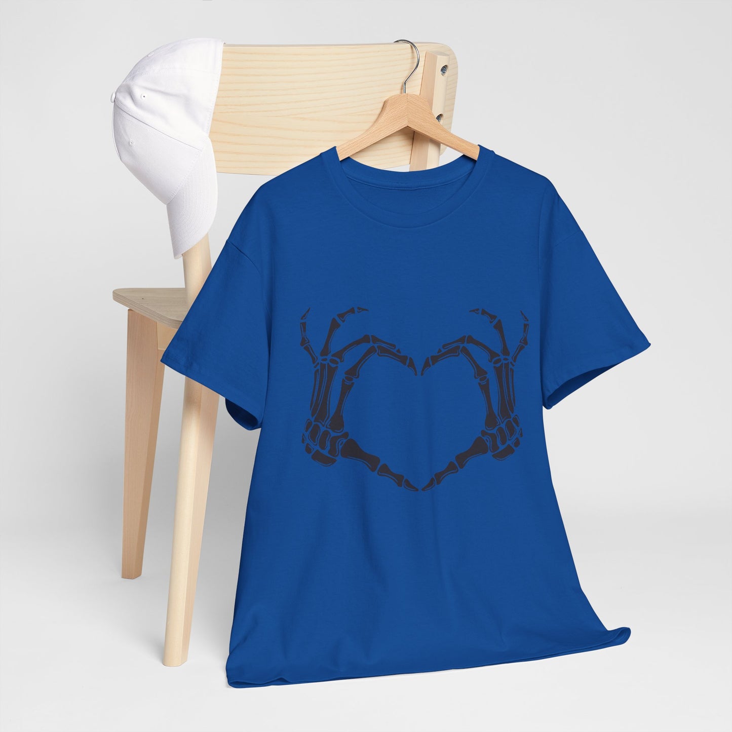 I heart you, Skeleton, Halloween Heavy Cotton Tee