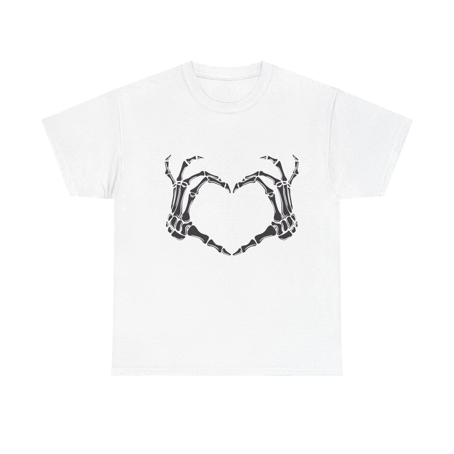 I heart you, Skeleton, Halloween Heavy Cotton Tee