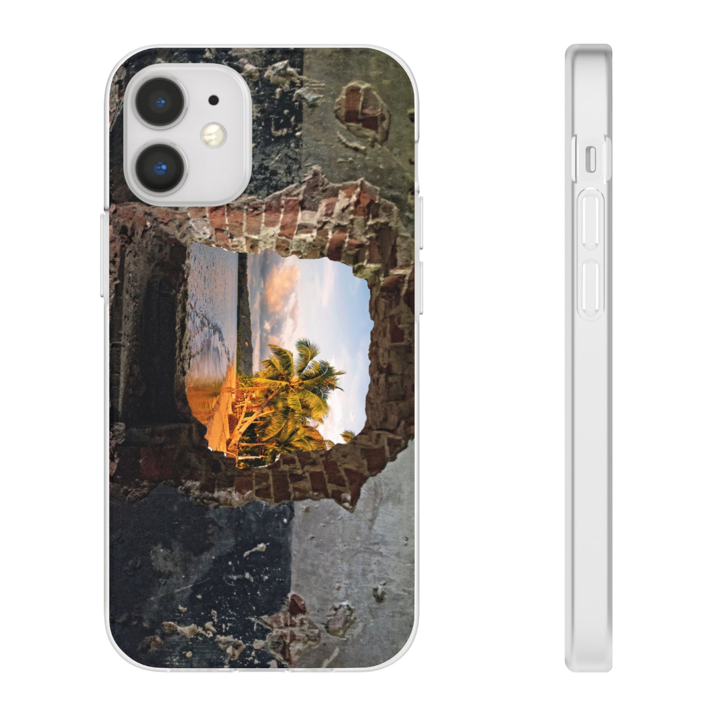 Scenic Flexi Phone Cases - Beach Vibes Case, Nature-Inspired Phone Cover, Travel Lover Gift, Summer Accessories