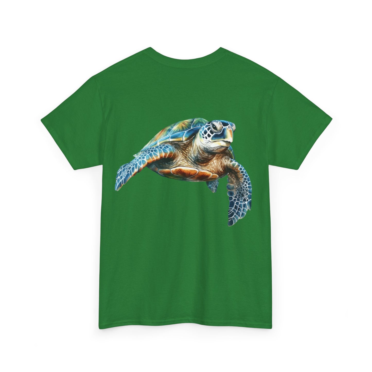 Save the Sea Turtles - BACKSIDE graphic Heavy Cotton Tee