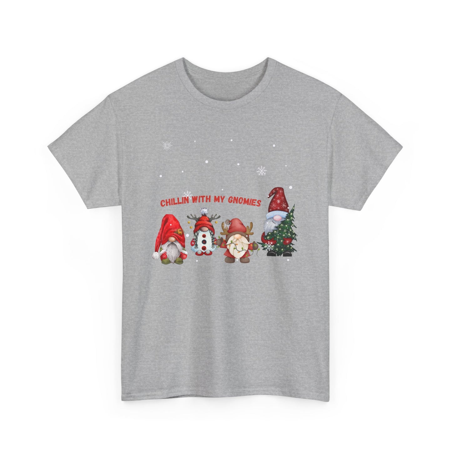 Christmas Gnomes T-shirt, Perfect Gift, Unisex Heavy Cotton Tee