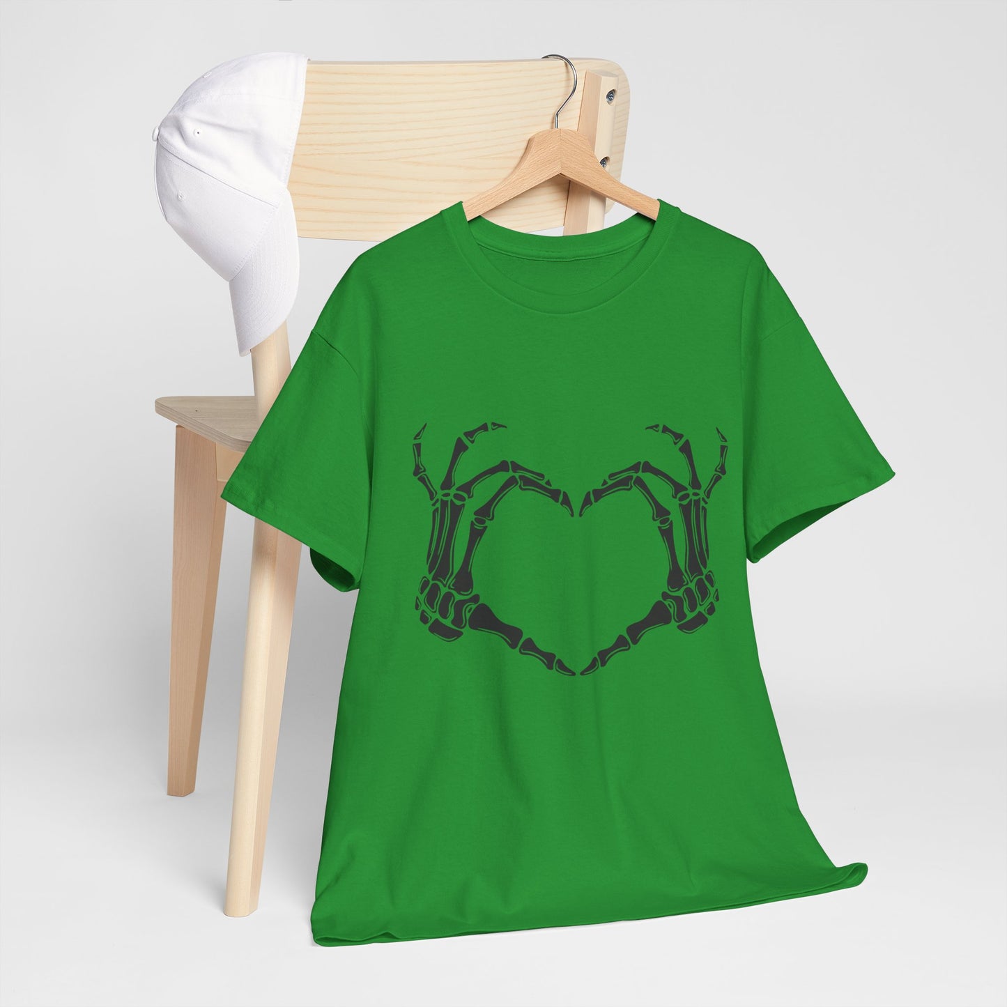 I heart you, Skeleton, Halloween Heavy Cotton Tee