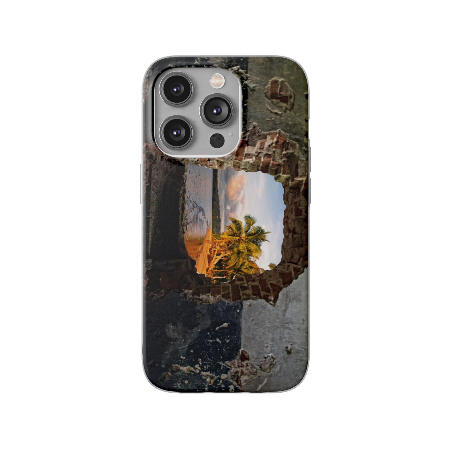 Scenic Flexi Phone Cases - Beach Vibes Case, Nature-Inspired Phone Cover, Travel Lover Gift, Summer Accessories