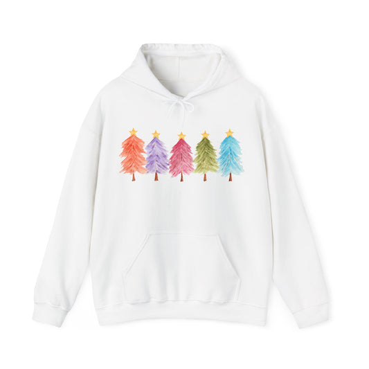 Colorful Christmas Tree Hoodie