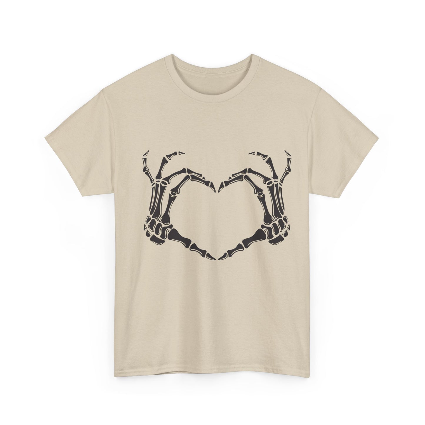 I heart you, Skeleton, Halloween Heavy Cotton Tee