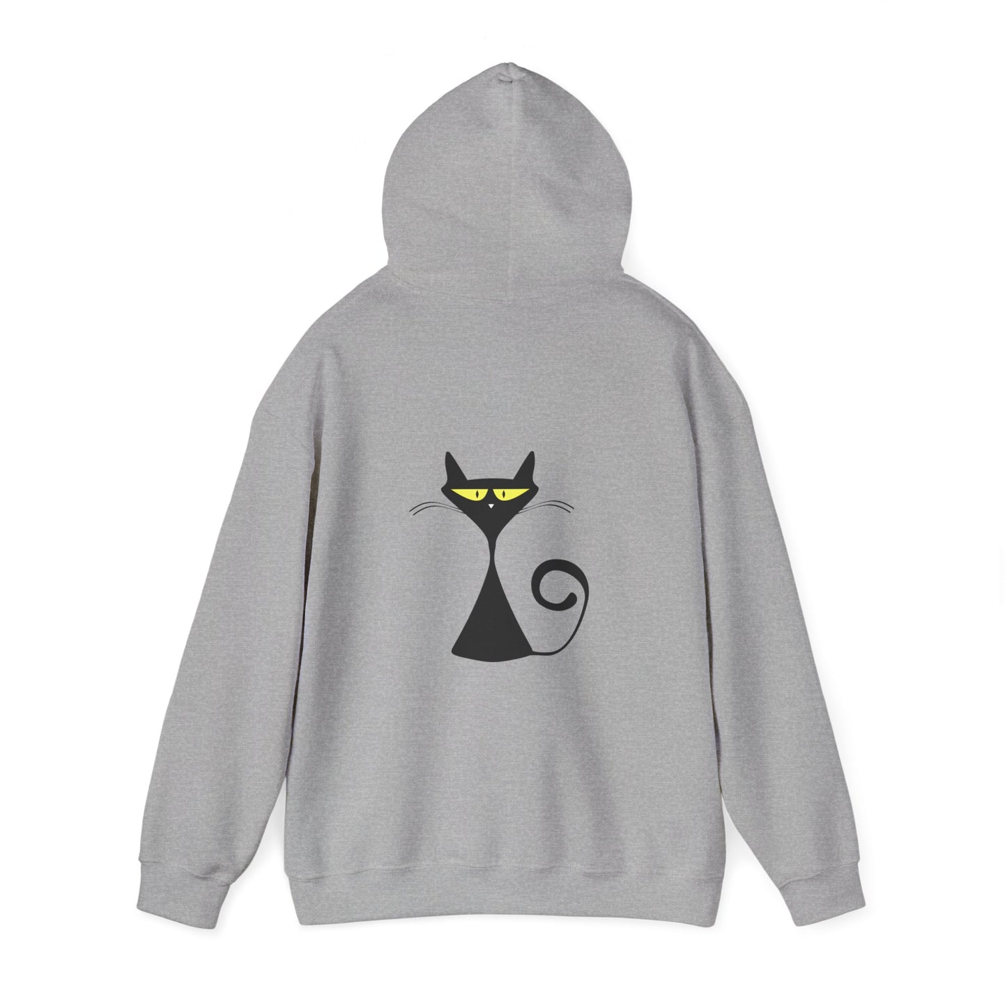 Caty - Heavy Hooded Sweatshirt - Cool back side design from Songbird
