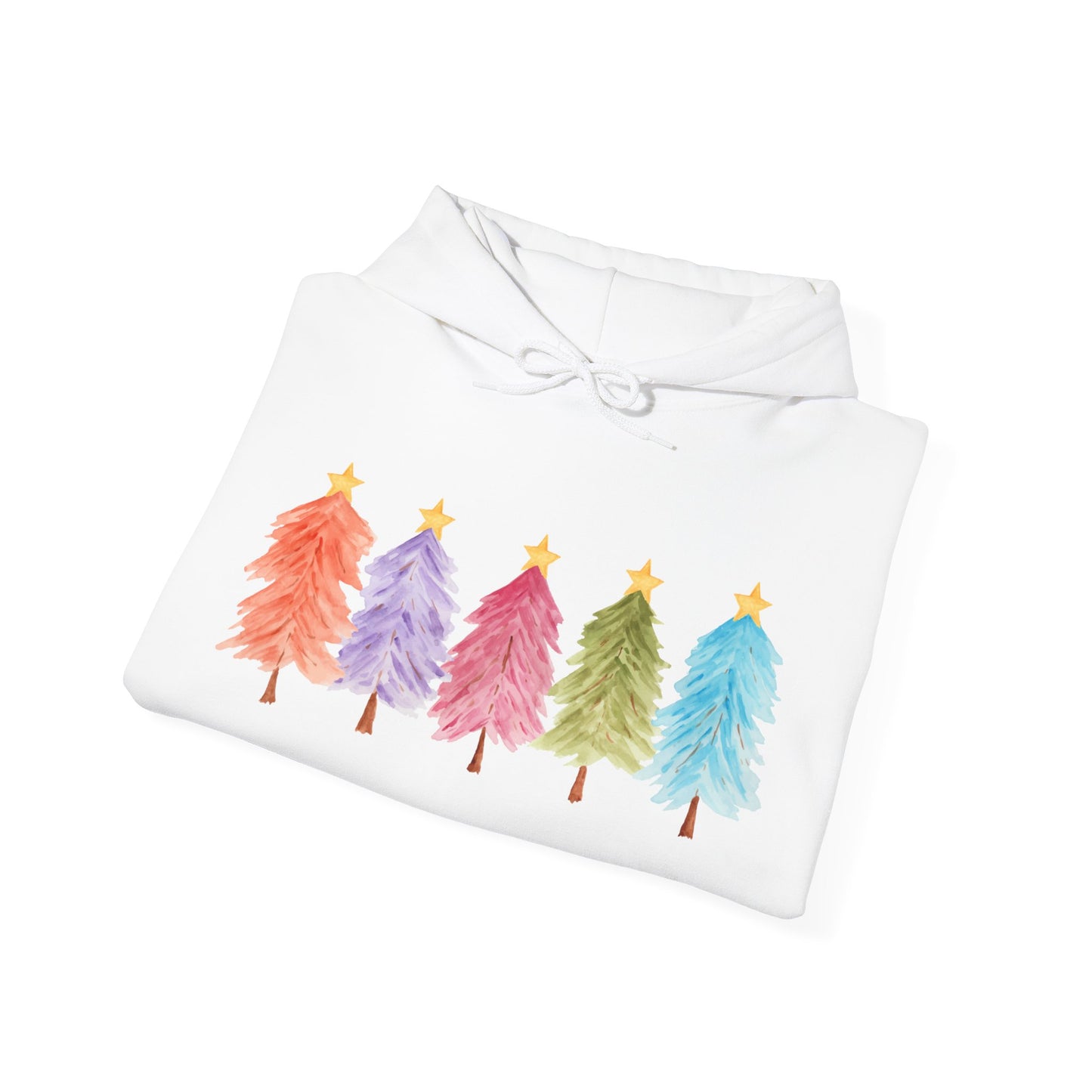 Colorful Christmas Tree Hoodie