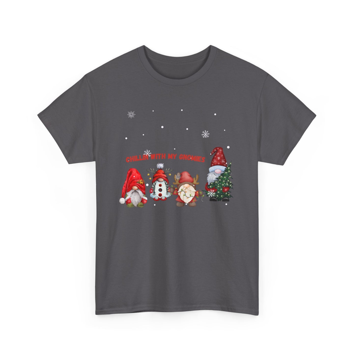 Christmas Gnomes T-shirt, Perfect Gift, Unisex Heavy Cotton Tee