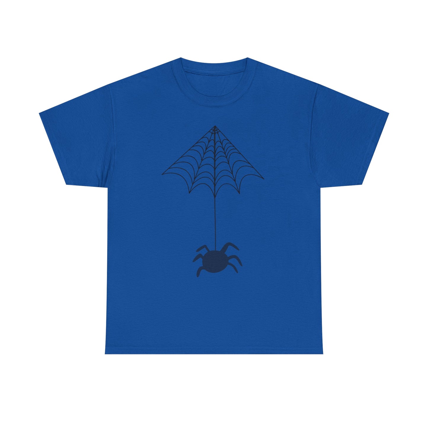 Spider Halloween Unisex Tee - Fall Heavy Cotton Tee with Clean Lines Design