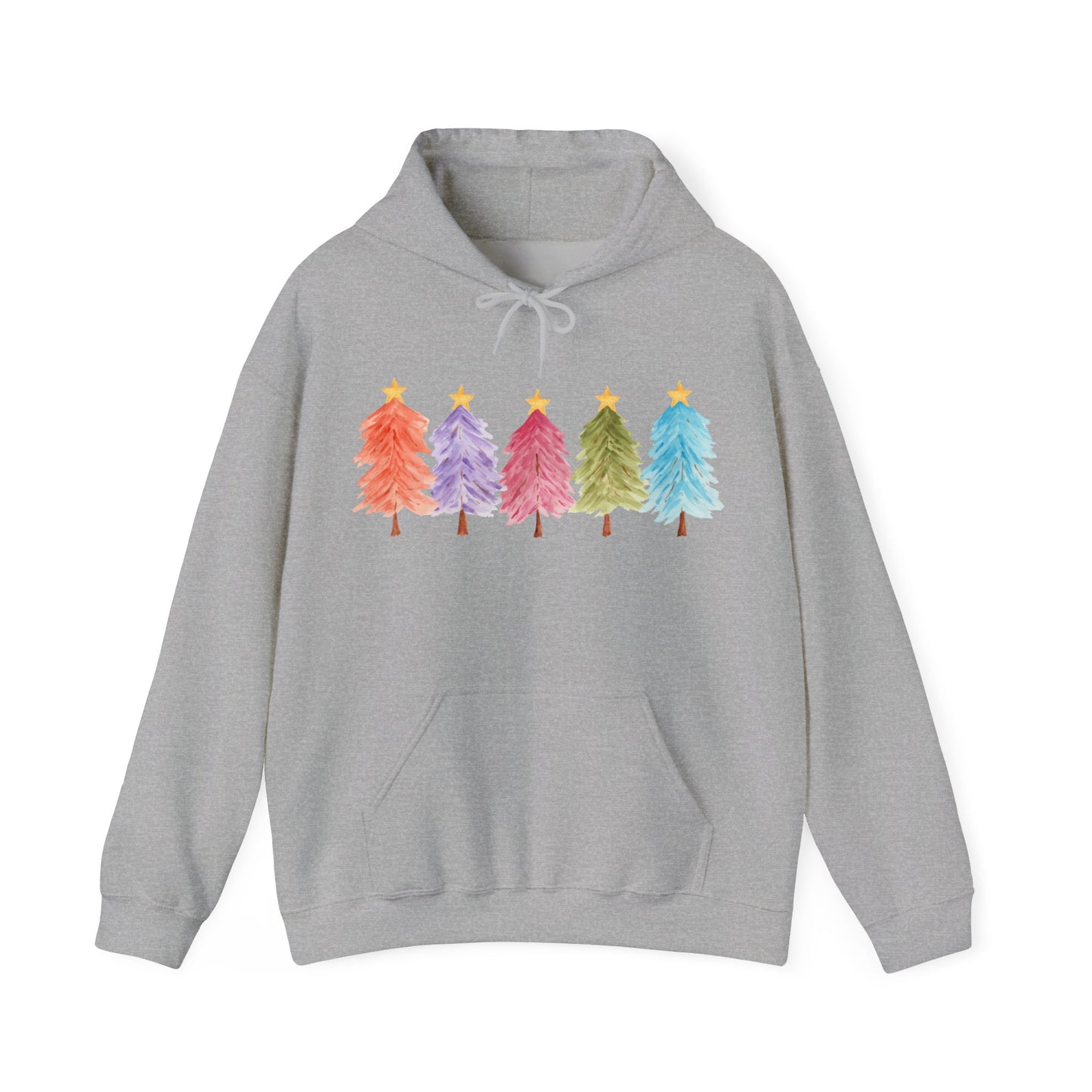 Colorful Christmas Tree Hoodie