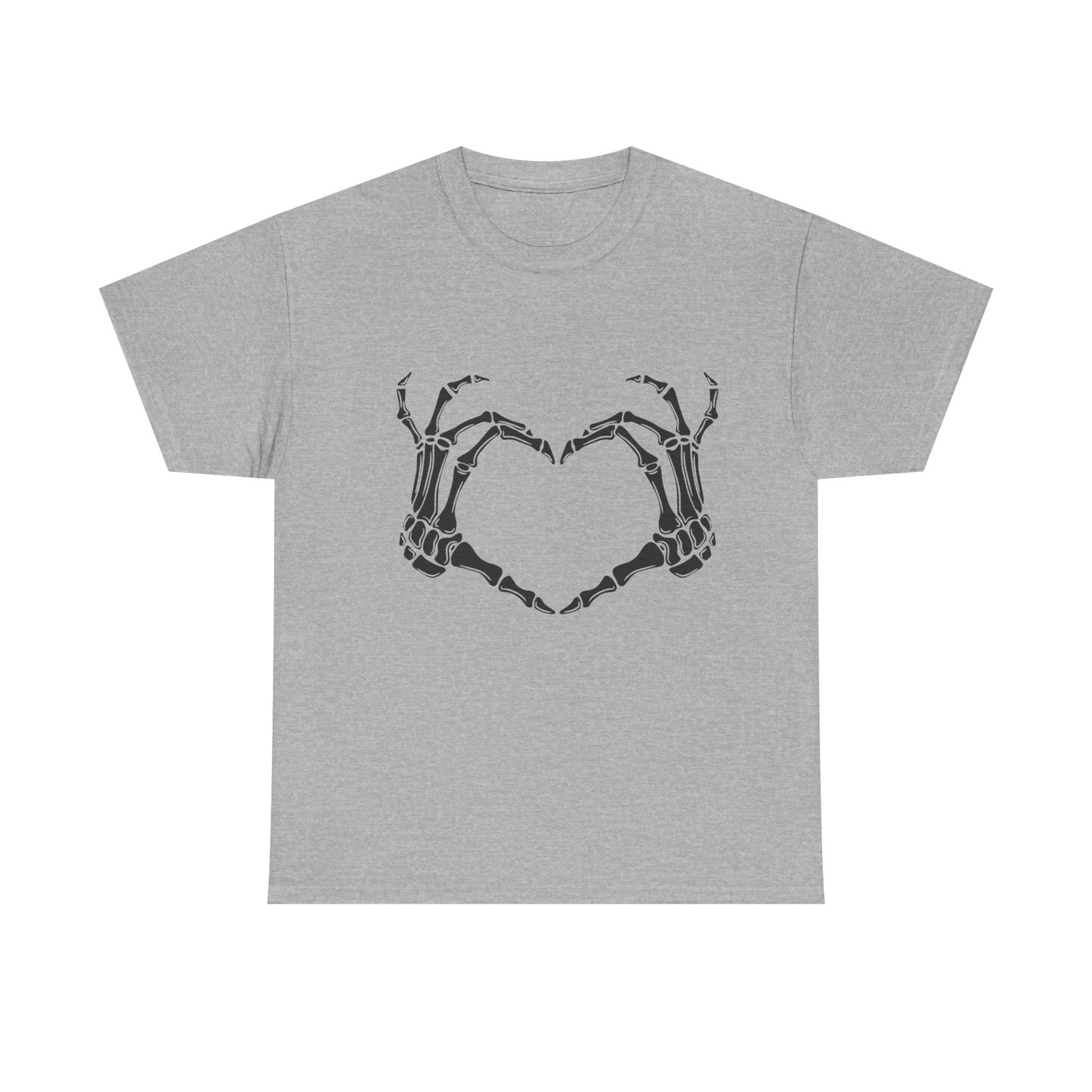 I heart you, Skeleton, Halloween Heavy Cotton Tee