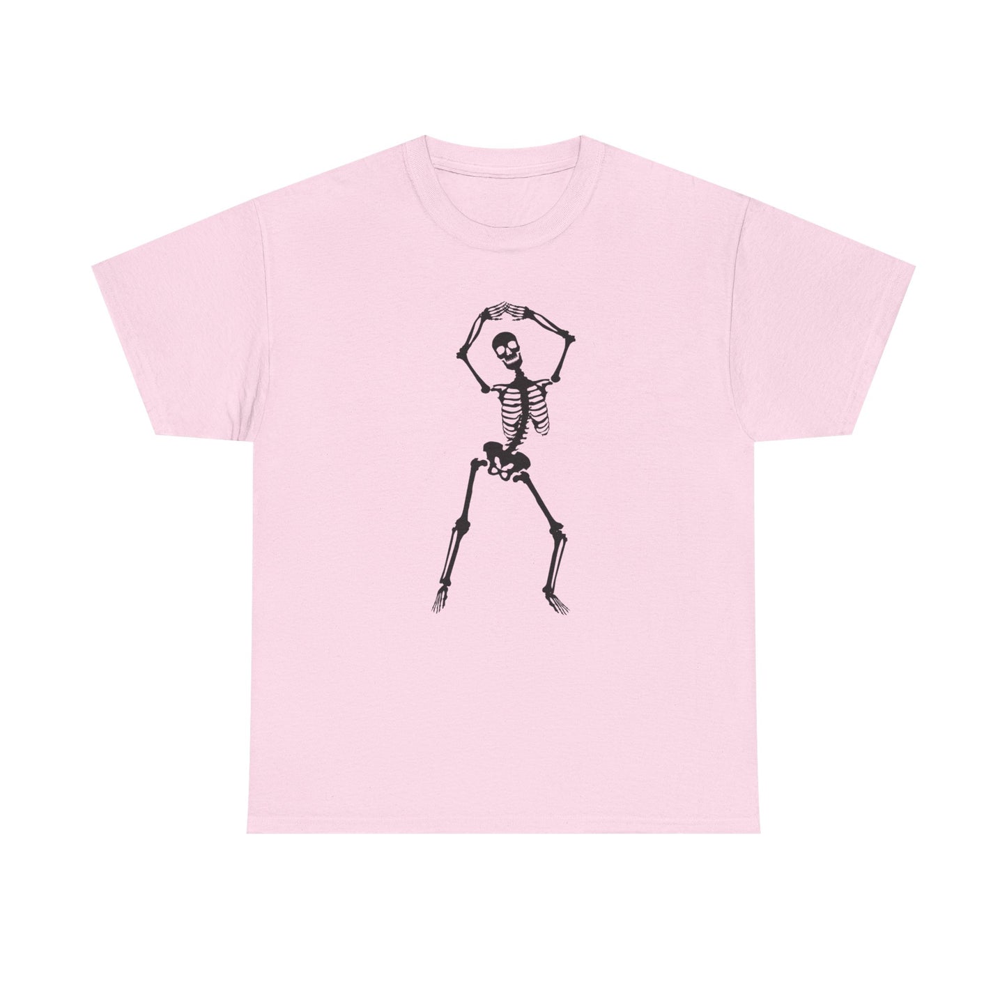 Halloween Skeleton Dancing - Heavy Cotton Tee