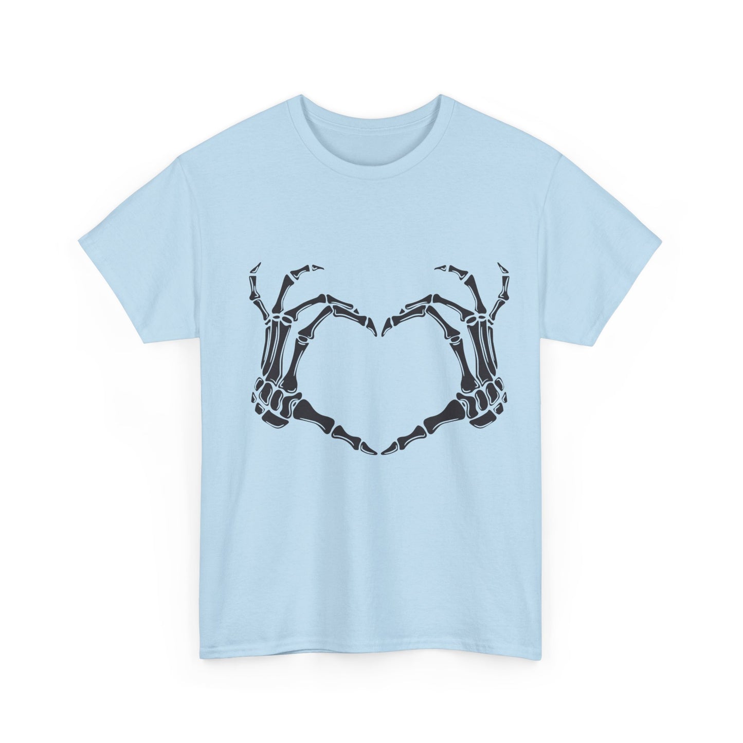 I heart you, Skeleton, Halloween Heavy Cotton Tee