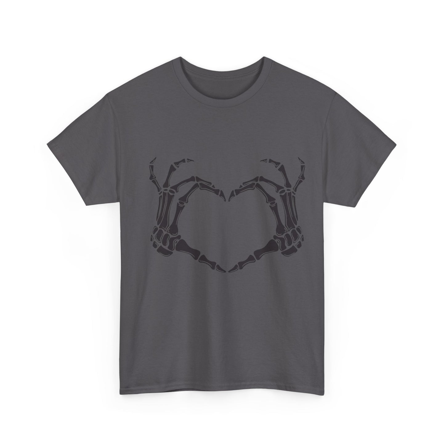 I heart you, Skeleton, Halloween Heavy Cotton Tee
