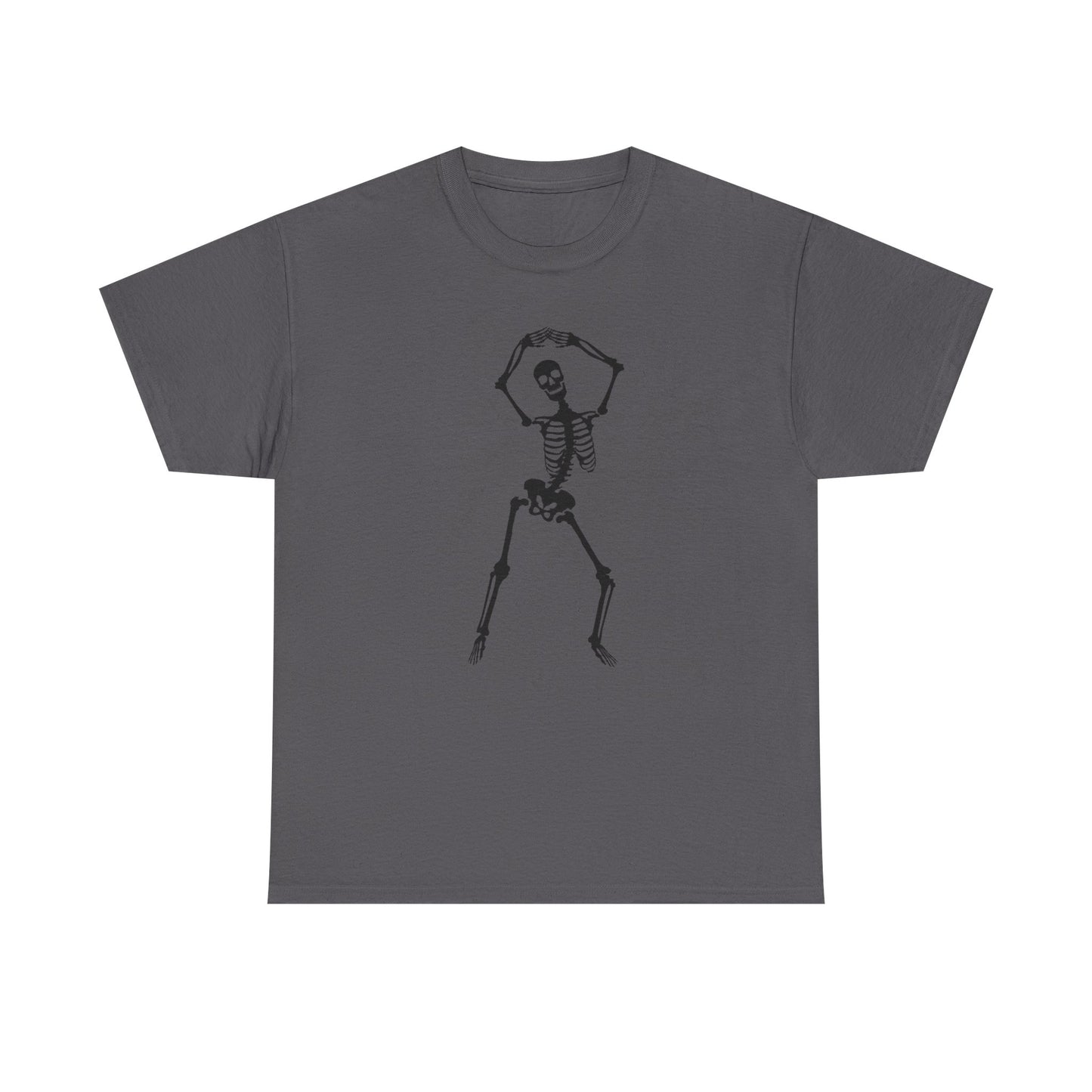 Halloween Skeleton Dancing - Heavy Cotton Tee
