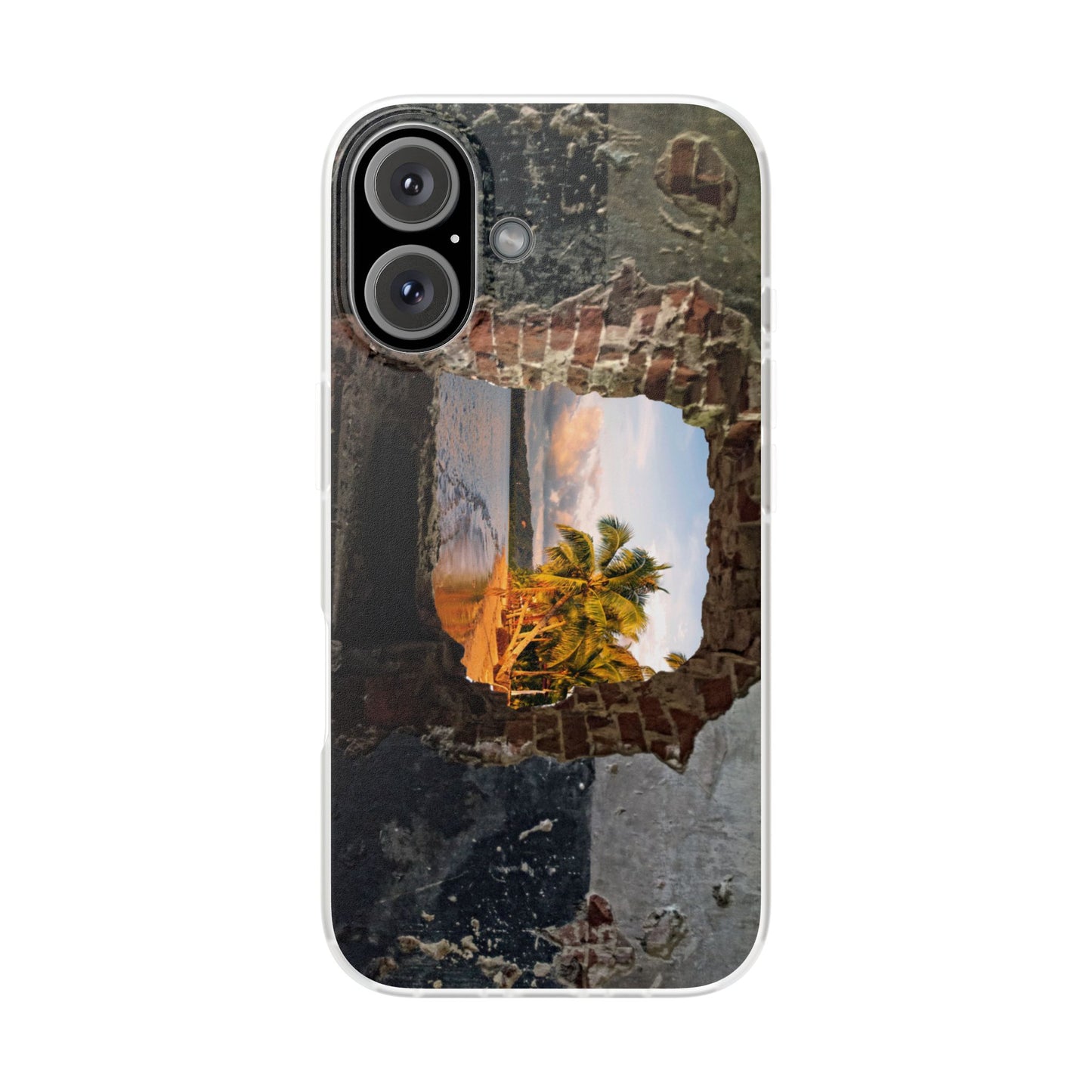 Scenic Flexi Phone Cases - Beach Vibes Case, Nature-Inspired Phone Cover, Travel Lover Gift, Summer Accessories