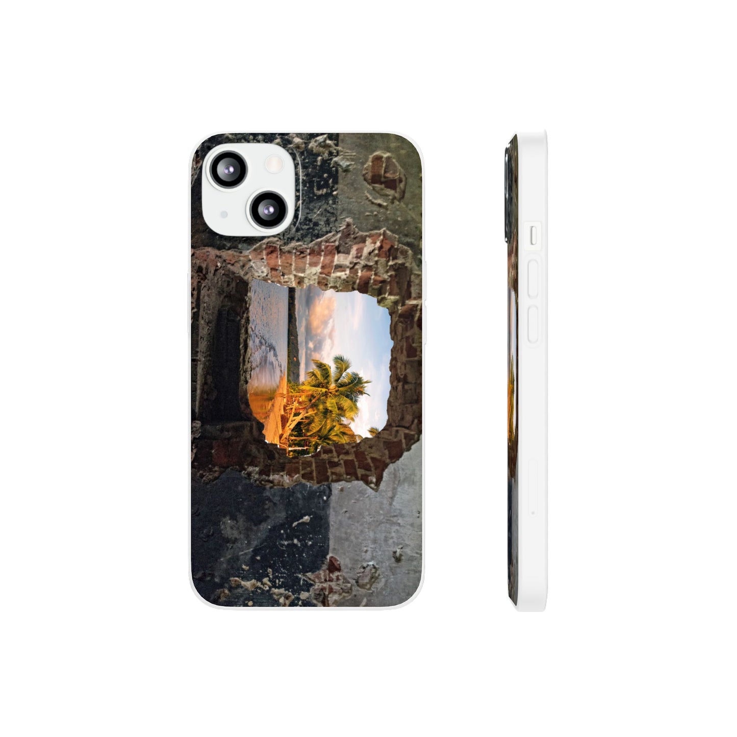 Scenic Flexi Phone Cases - Beach Vibes Case, Nature-Inspired Phone Cover, Travel Lover Gift, Summer Accessories