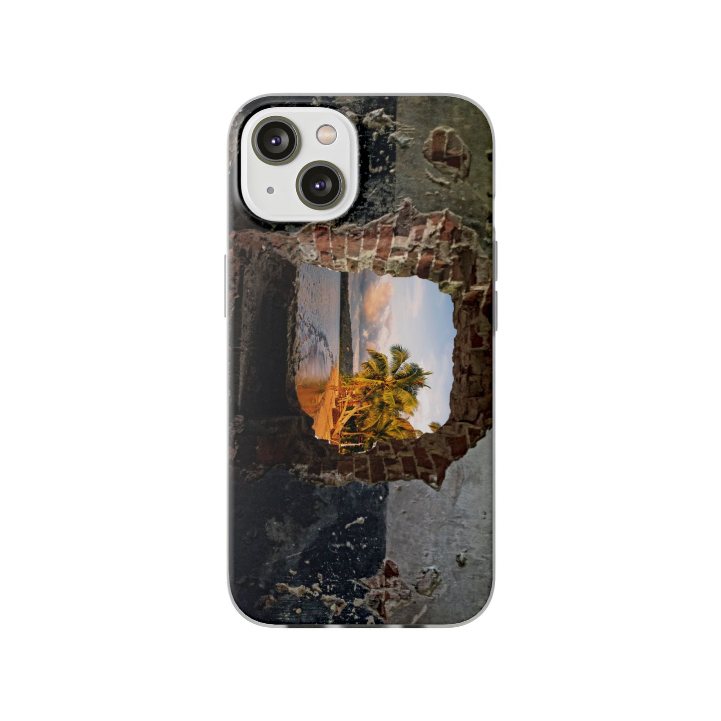 Scenic Flexi Phone Cases - Beach Vibes Case, Nature-Inspired Phone Cover, Travel Lover Gift, Summer Accessories