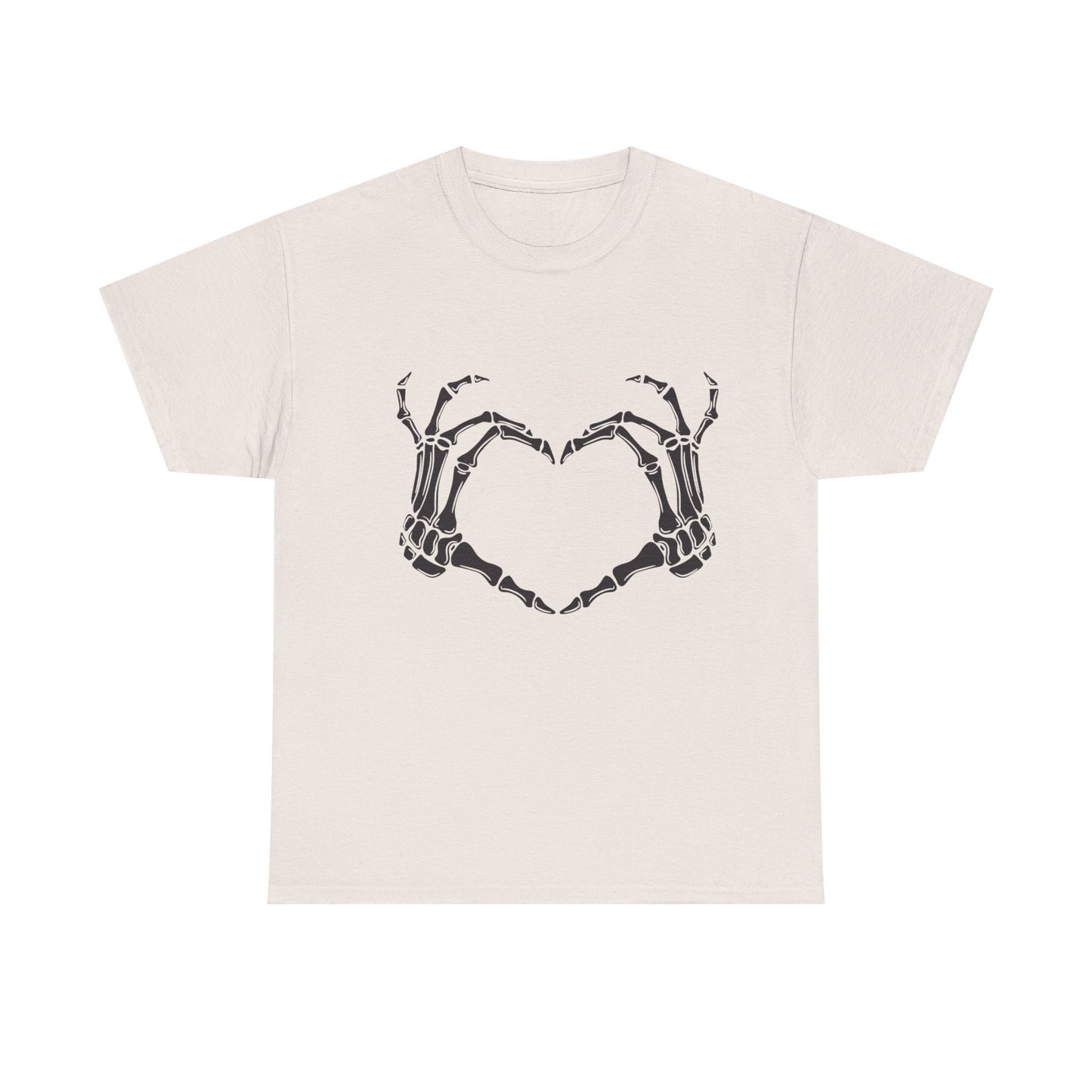 I heart you, Skeleton, Halloween Heavy Cotton Tee