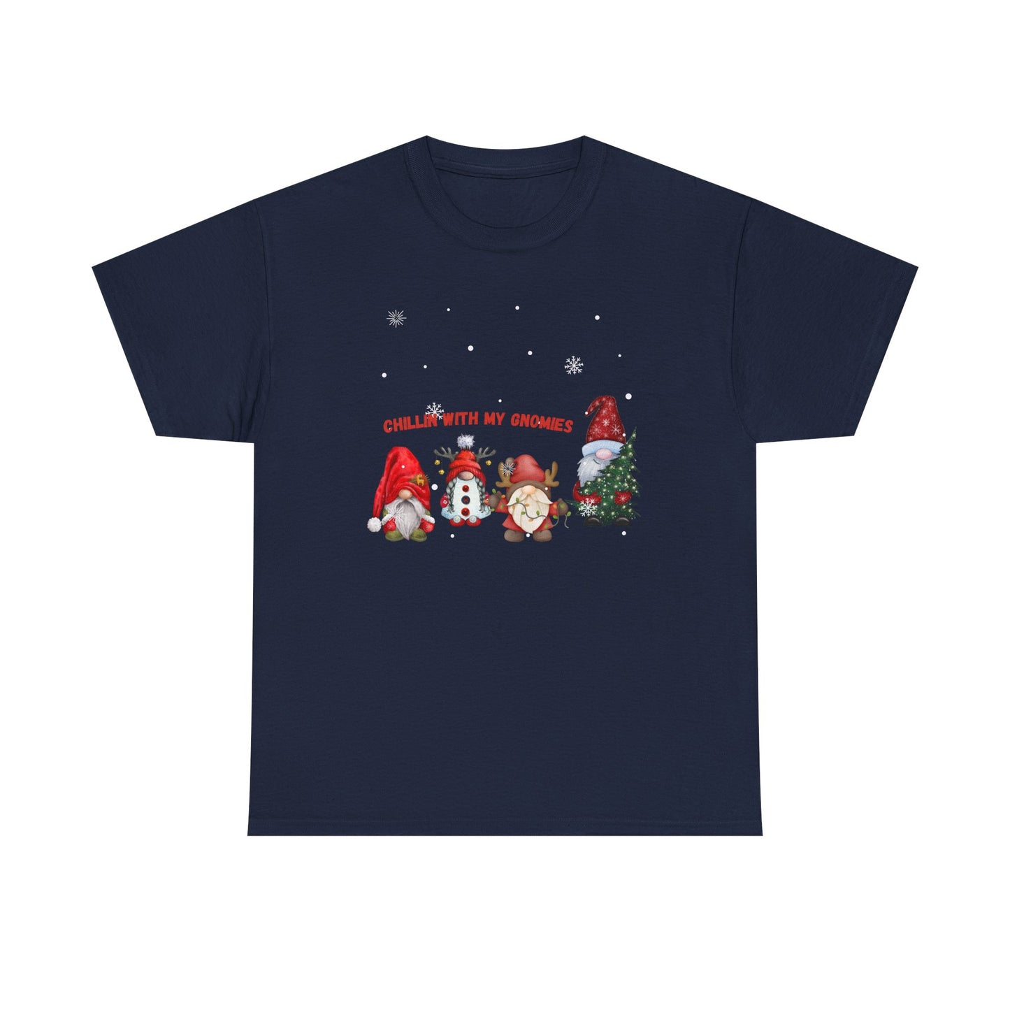 Christmas Gnomes T-shirt, Perfect Gift, Unisex Heavy Cotton Tee