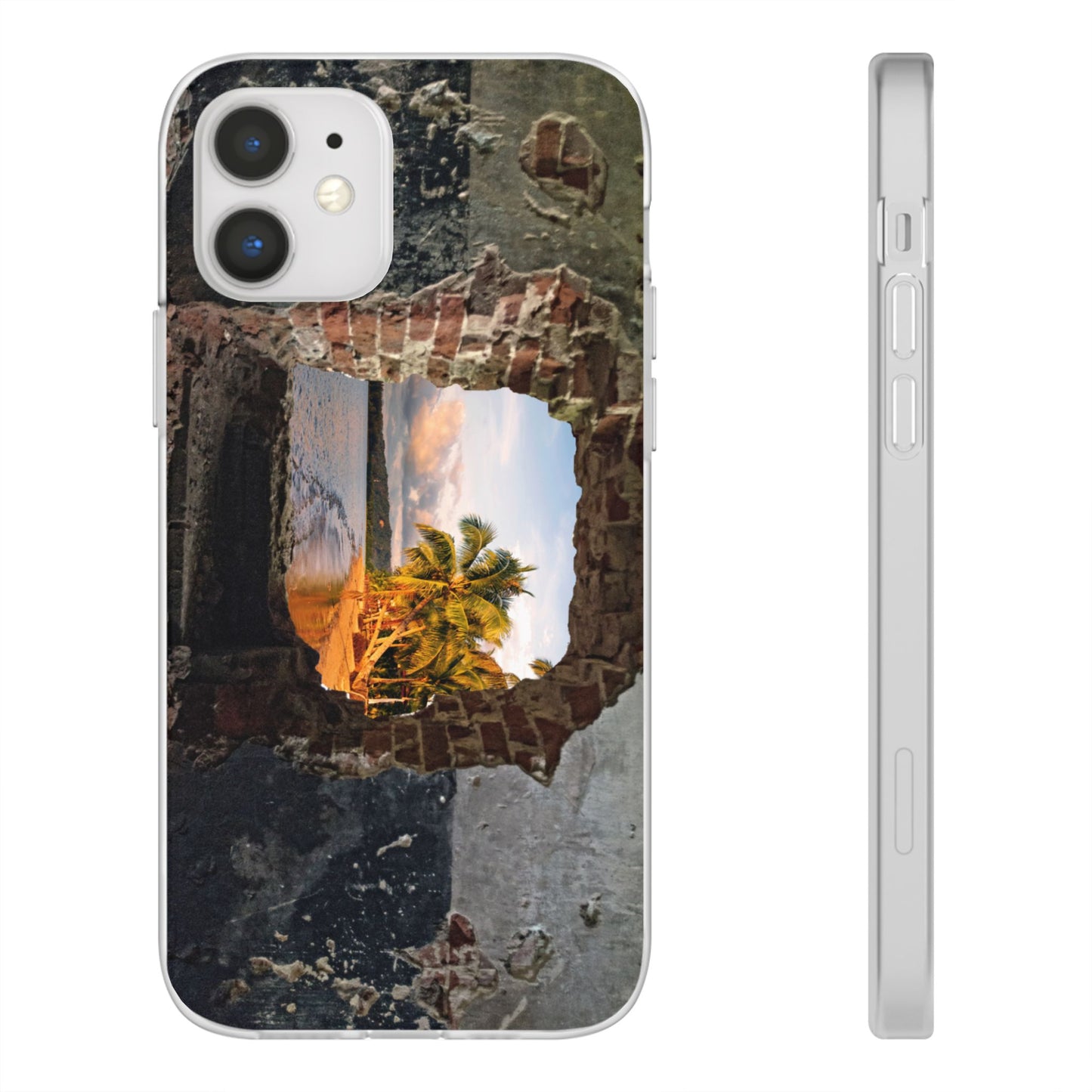 Scenic Flexi Phone Cases - Beach Vibes Case, Nature-Inspired Phone Cover, Travel Lover Gift, Summer Accessories