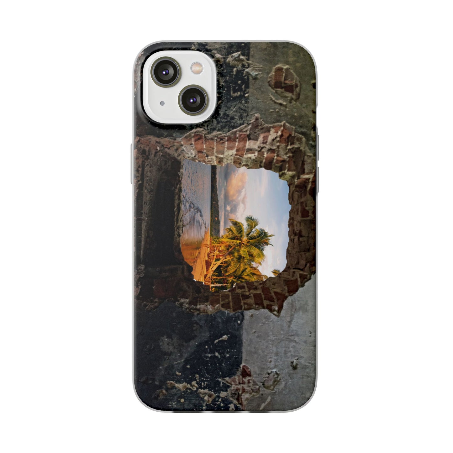 Scenic Flexi Phone Cases - Beach Vibes Case, Nature-Inspired Phone Cover, Travel Lover Gift, Summer Accessories