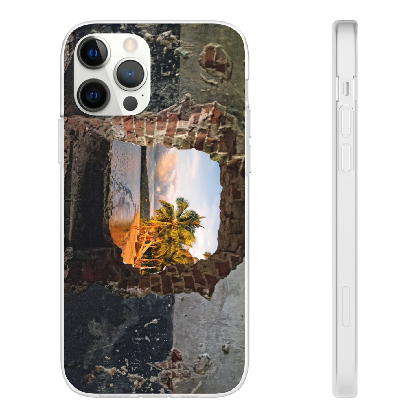 Scenic Flexi Phone Cases - Beach Vibes Case, Nature-Inspired Phone Cover, Travel Lover Gift, Summer Accessories