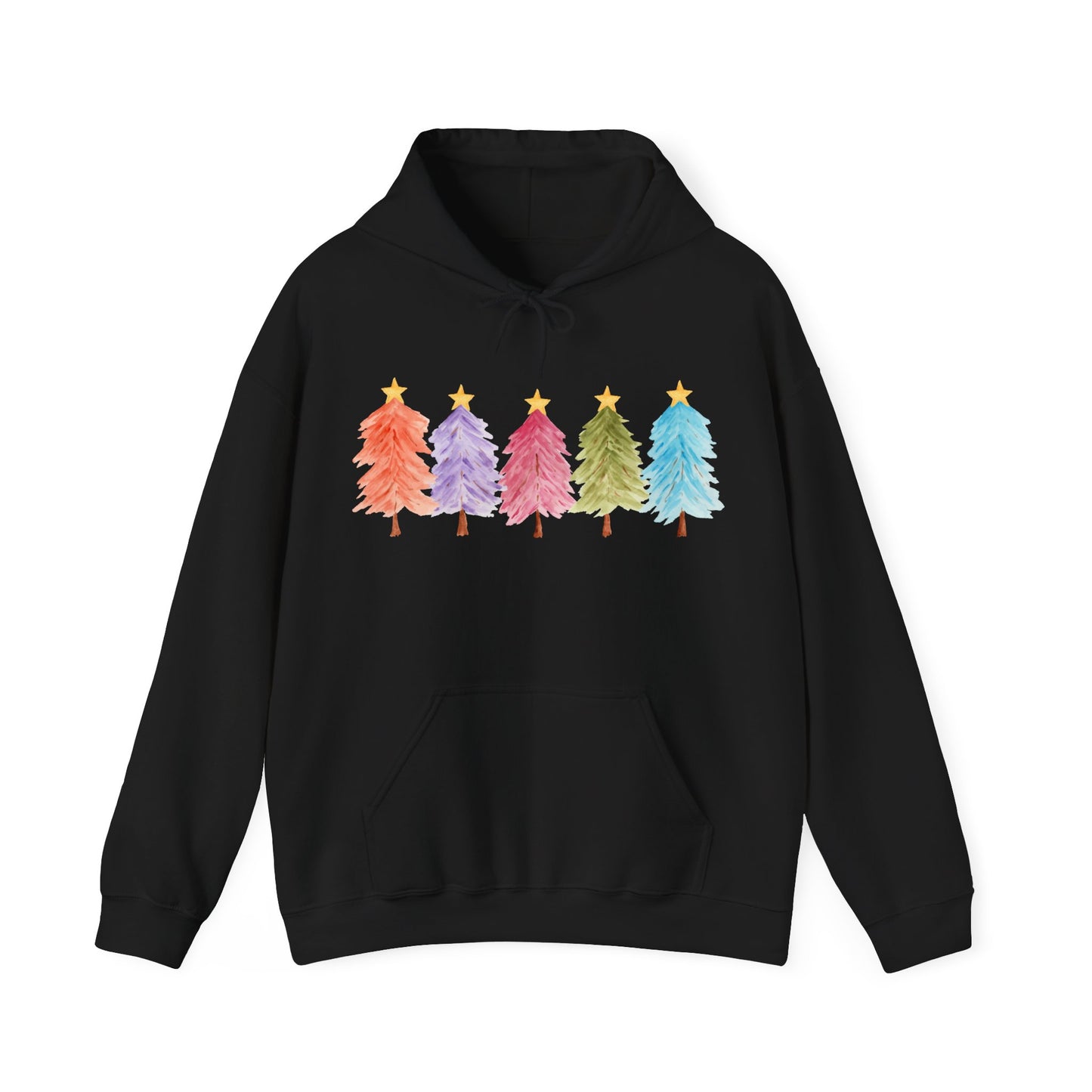 Colorful Christmas Tree Hoodie