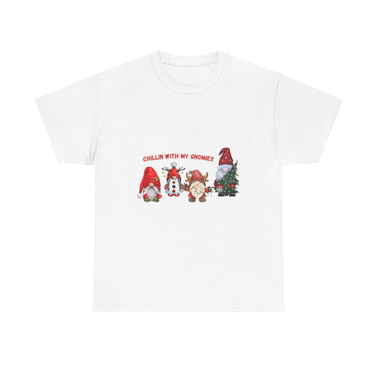 Christmas Gnomes T-shirt, Perfect Gift, Unisex Heavy Cotton Tee