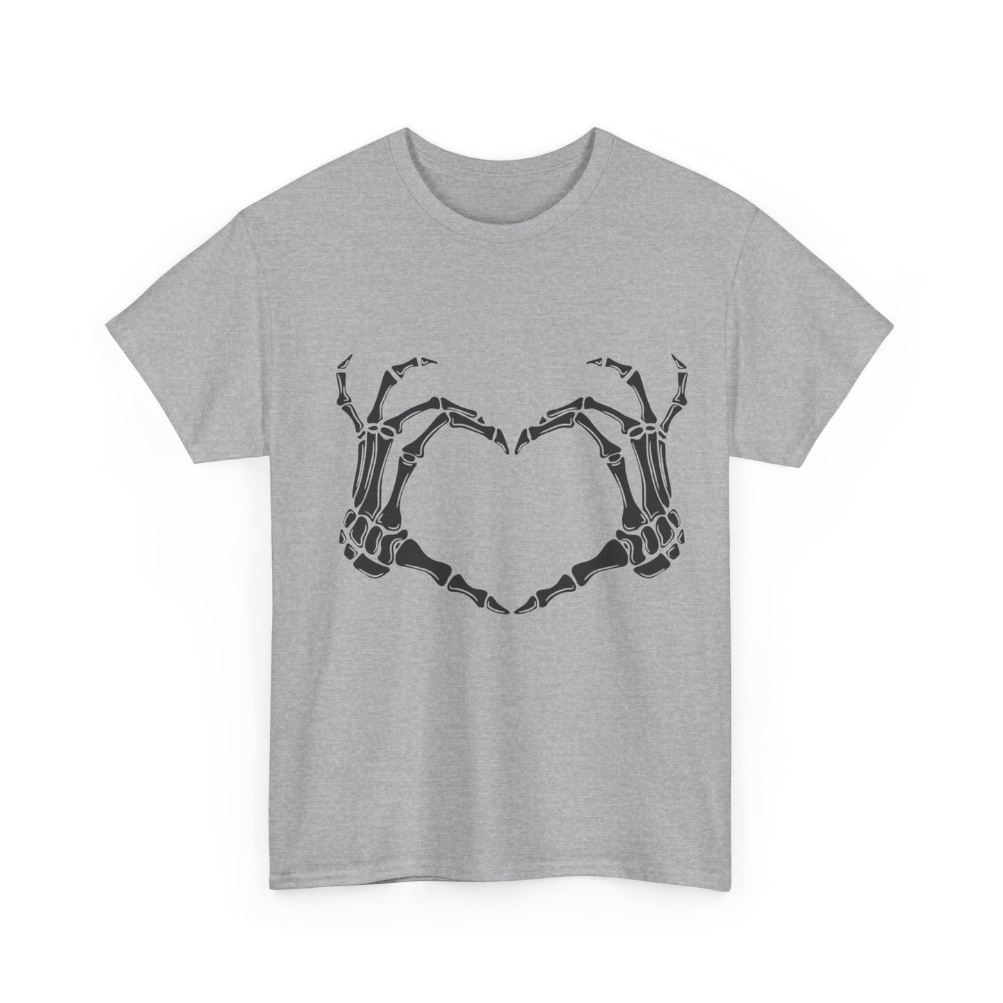 I heart you, Skeleton, Halloween Heavy Cotton Tee