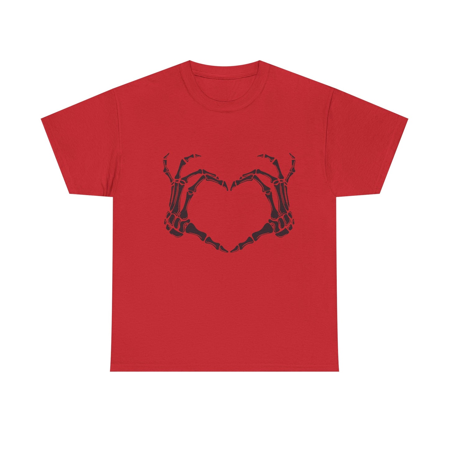 I heart you, Skeleton, Halloween Heavy Cotton Tee