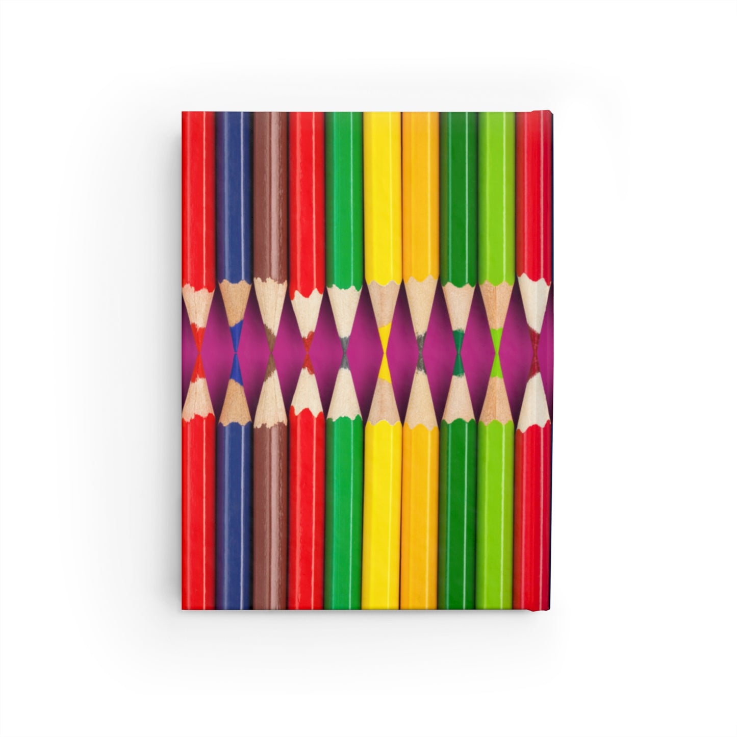 Colorful Pencil Design Journal - Creative Writing, Art Sketchbook, Gift for Artists, Student Notepad, Inspirational Diary