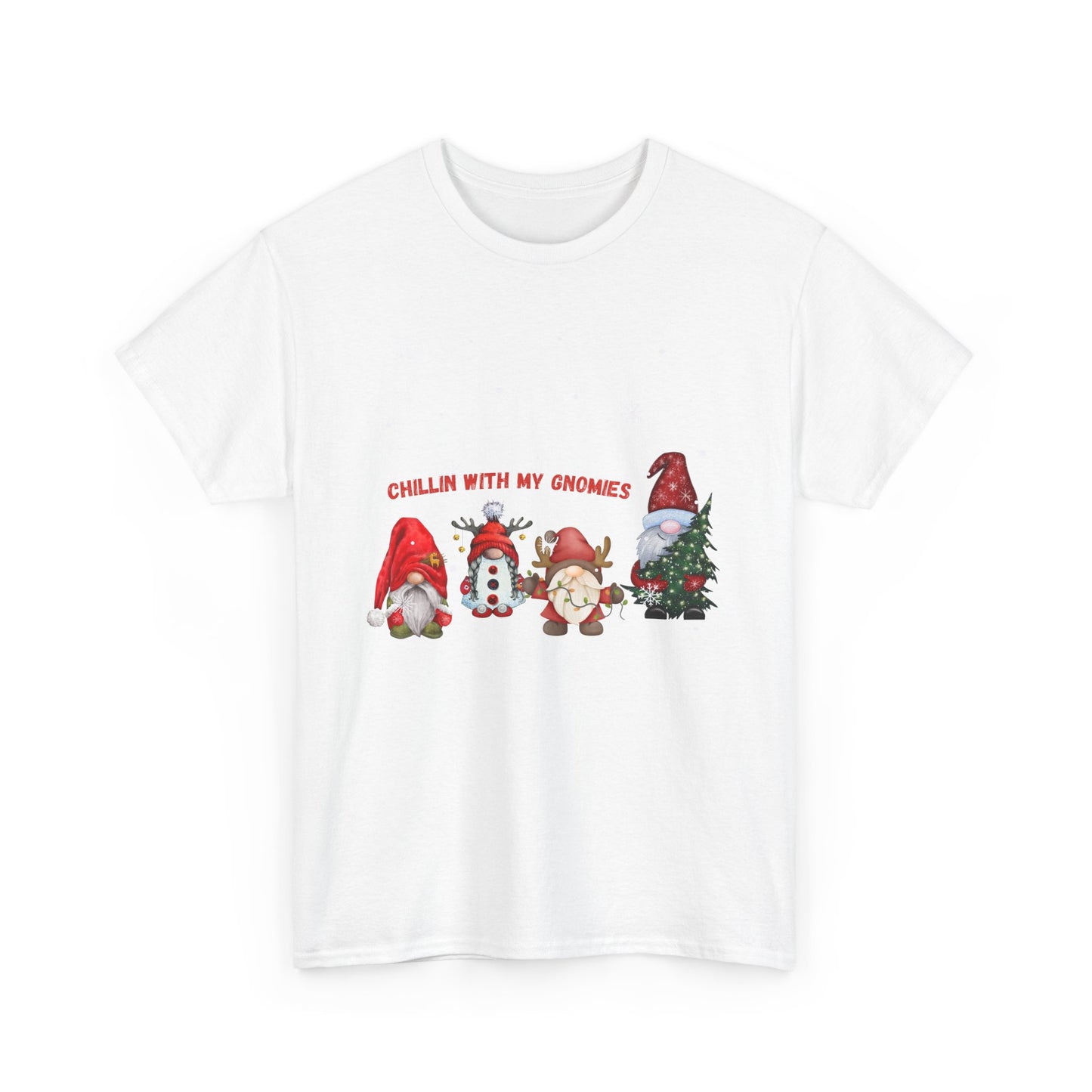 Christmas Gnomes T-shirt, Perfect Gift, Unisex Heavy Cotton Tee