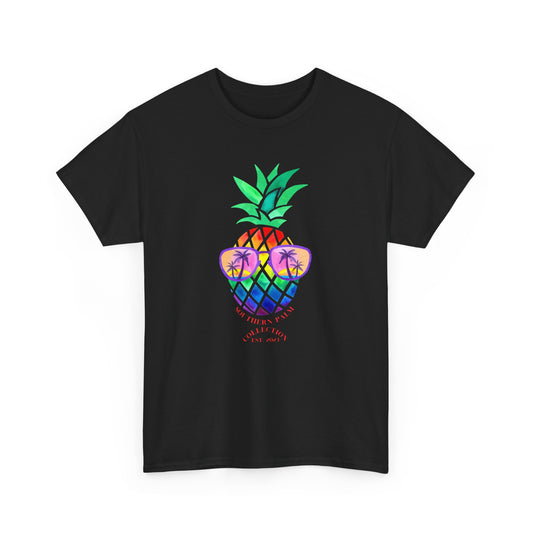 Pineapple head is Beach Ready, Unisex Heavy Cotton Tee