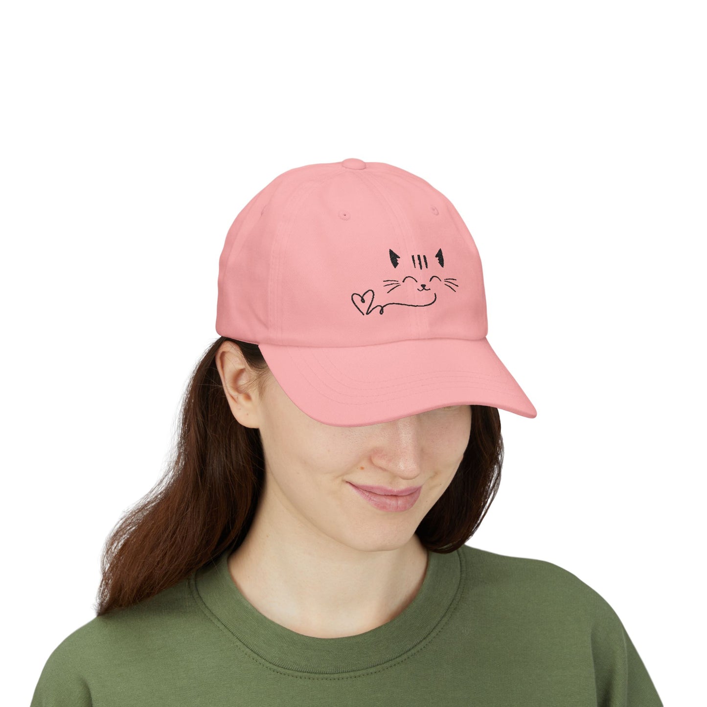 Adorable Cat Dad Cap, Custom Animal Hat, Gift for Cat Lovers, Cute Casual Cap, Everyday Fashion Accessory