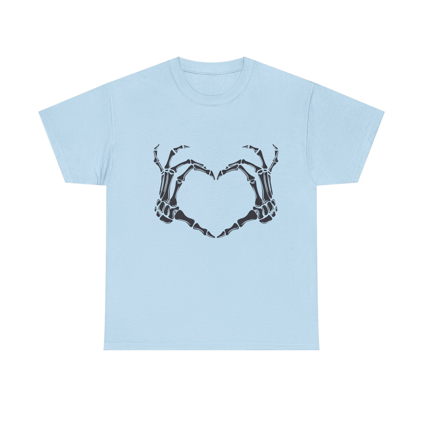I heart you, Skeleton, Halloween Heavy Cotton Tee