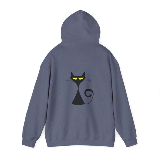 Caty - Heavy Hooded Sweatshirt - Cool back side design from Songbird