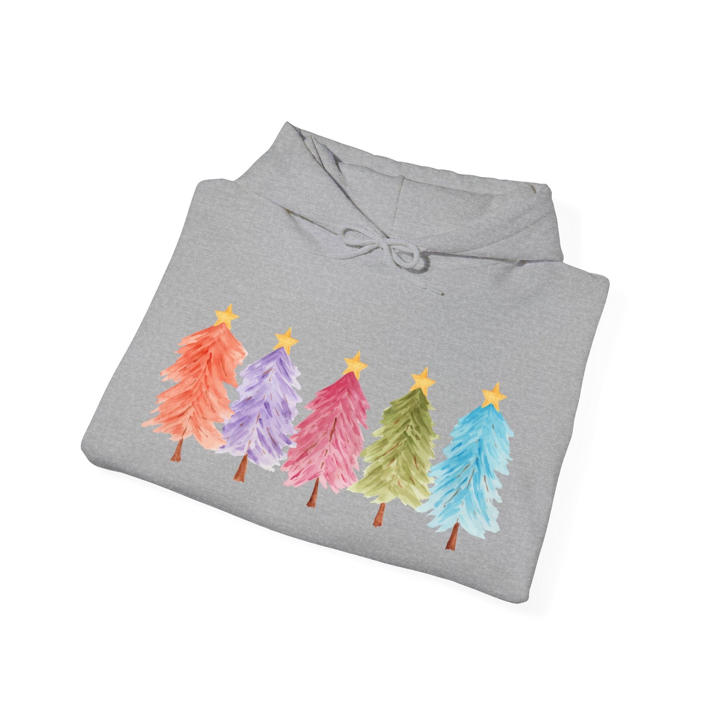 Colorful Christmas Tree Hoodie