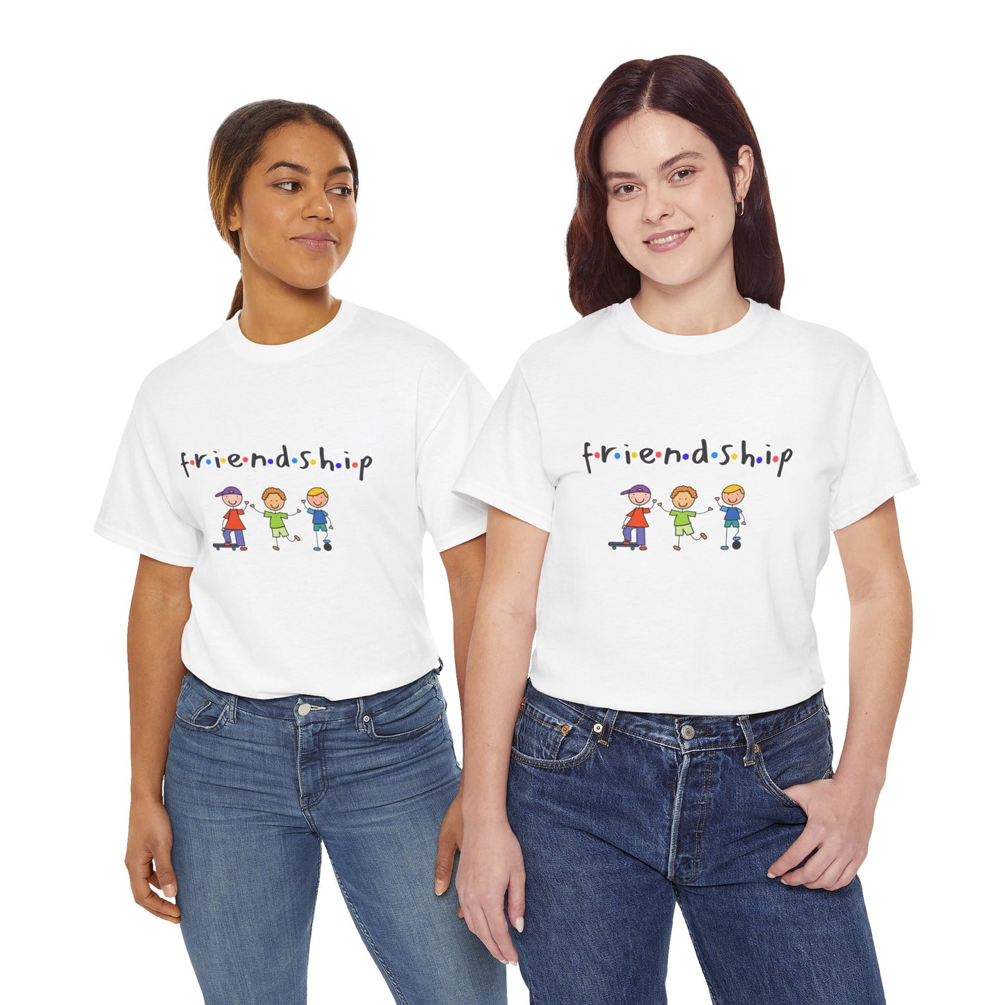 Friendship - Frontside graphic - Unisex Heavy Cotton Tee