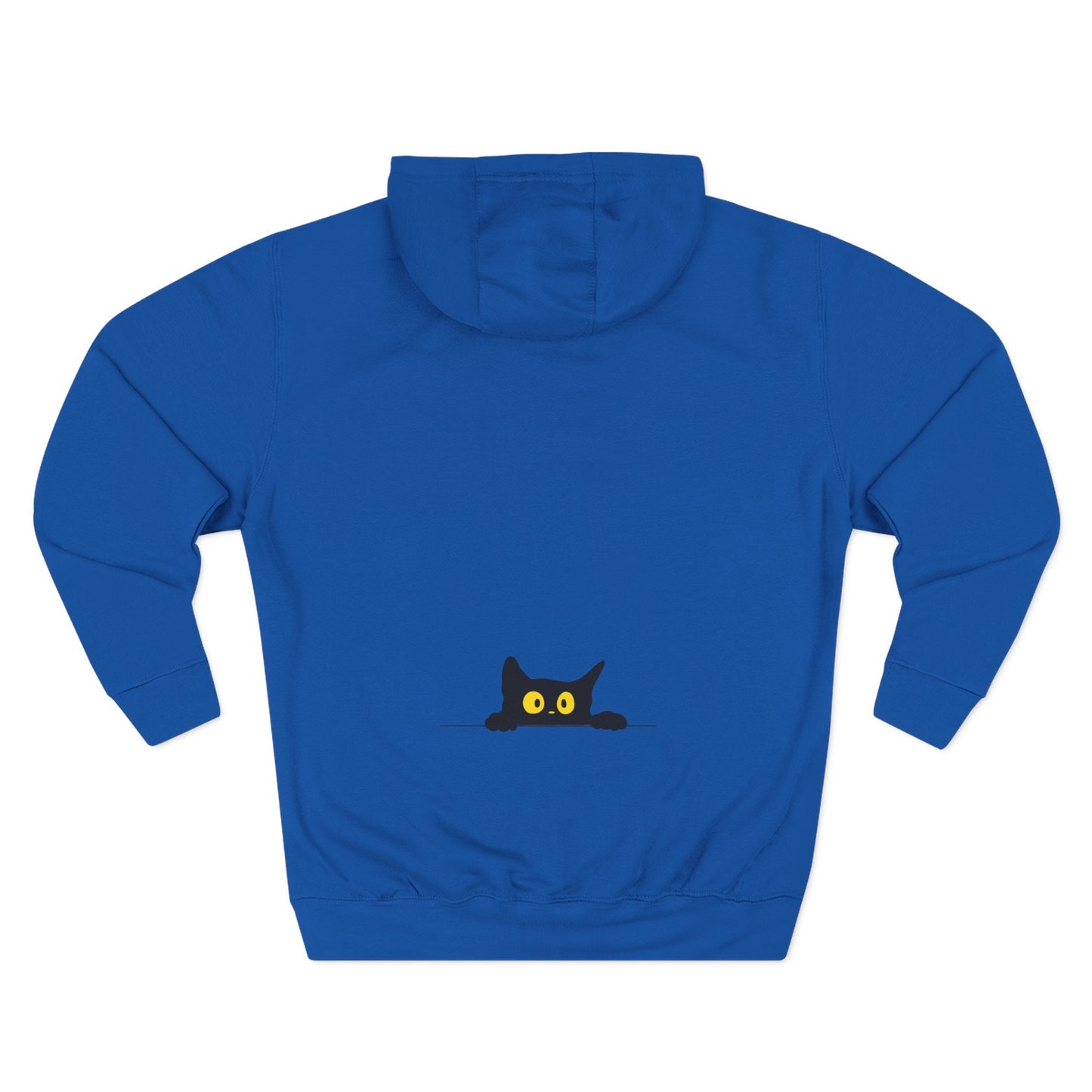 Cute Cat Fleece Hoodie - Cozy Cat Lover Apparel, Perfect for Gifts, Winter Wear, Cat Mom, Pet Lover,