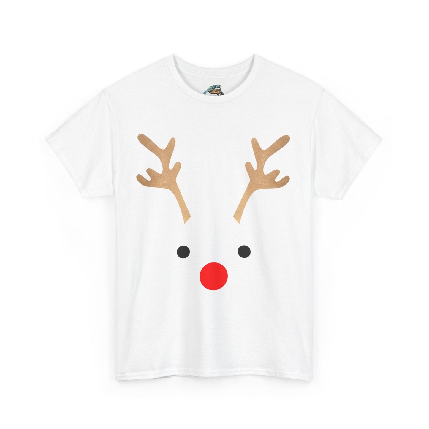 Rudolph Christmas T-Shirt | Perfect Holiday Gift | Adult Unisex Heavy Cotton Tee