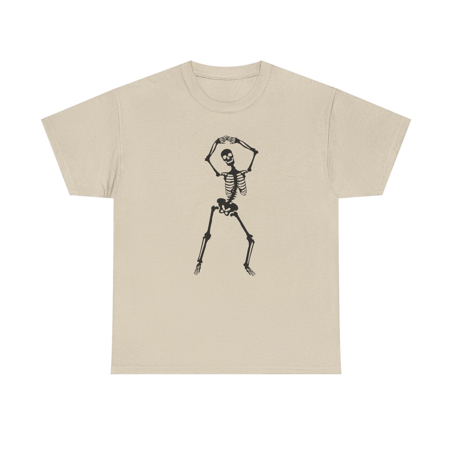 Halloween Skeleton Dancing - Heavy Cotton Tee