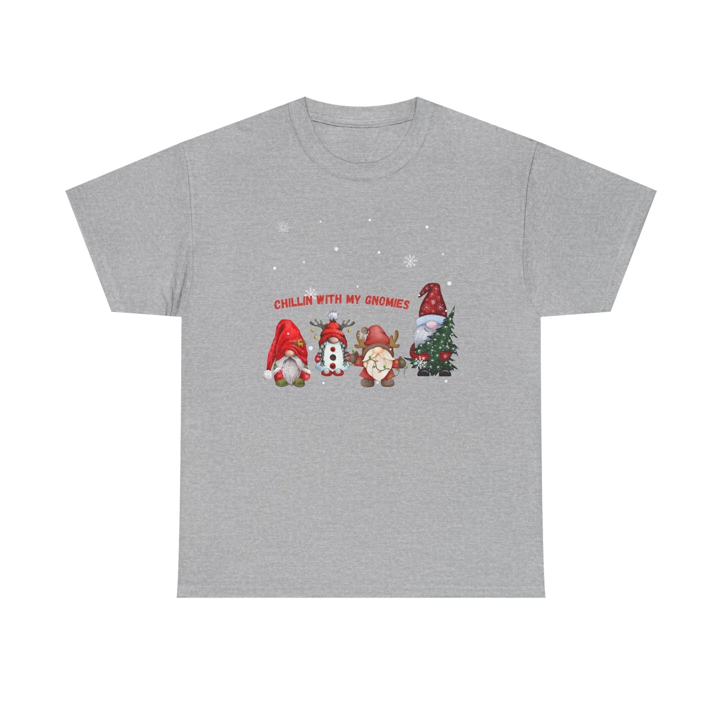 Christmas Gnomes T-shirt, Perfect Gift, Unisex Heavy Cotton Tee