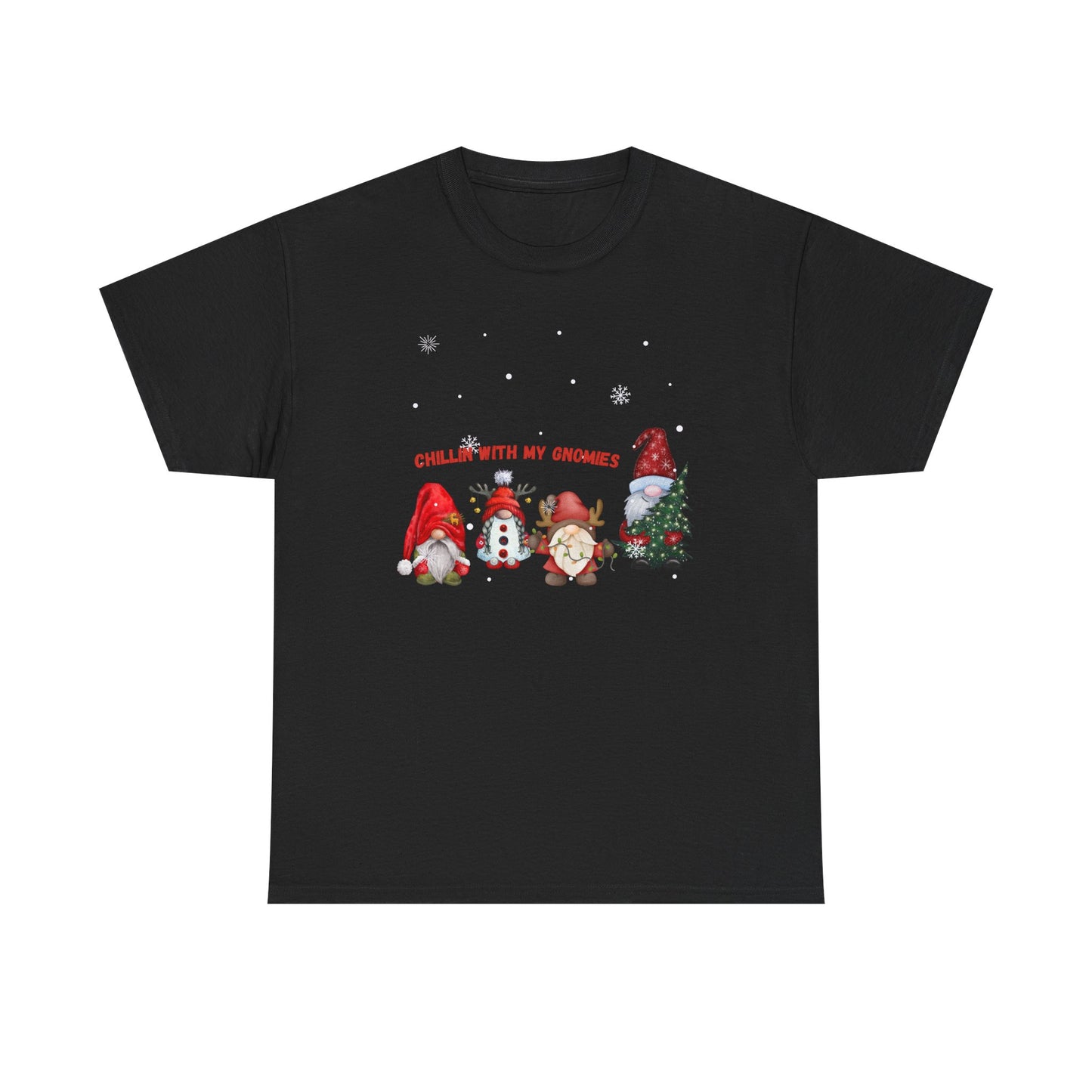 Christmas Gnomes T-shirt, Perfect Gift, Unisex Heavy Cotton Tee