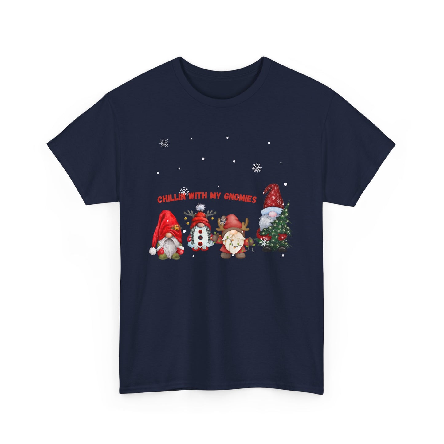 Christmas Gnomes T-shirt, Perfect Gift, Unisex Heavy Cotton Tee