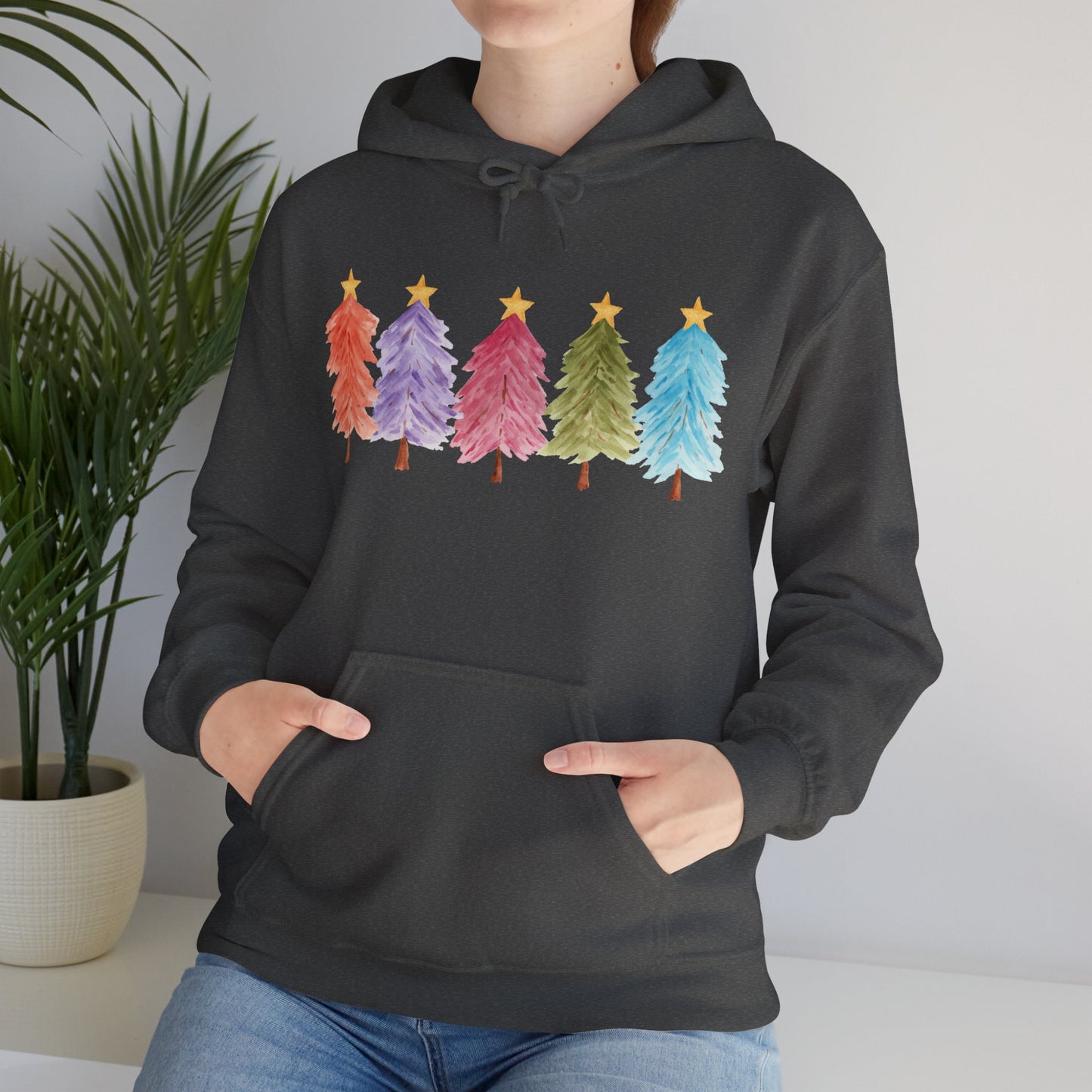 Colorful Christmas Tree Hoodie